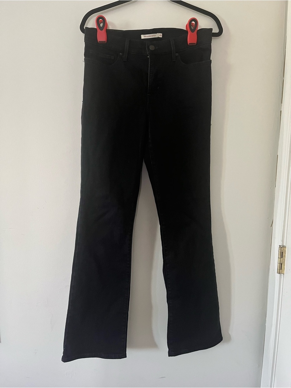 Levi's 315 Shaping Bootcut Black Jeans 29 Capsule Minimalist Western